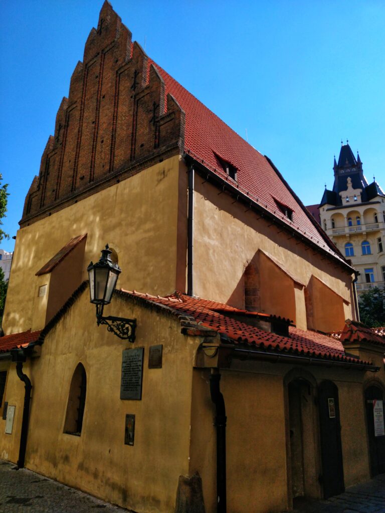 Synagogue Vieille-Nouvelle, Prague, quartier juif, visite guidée, visiter Prague en 2 jours