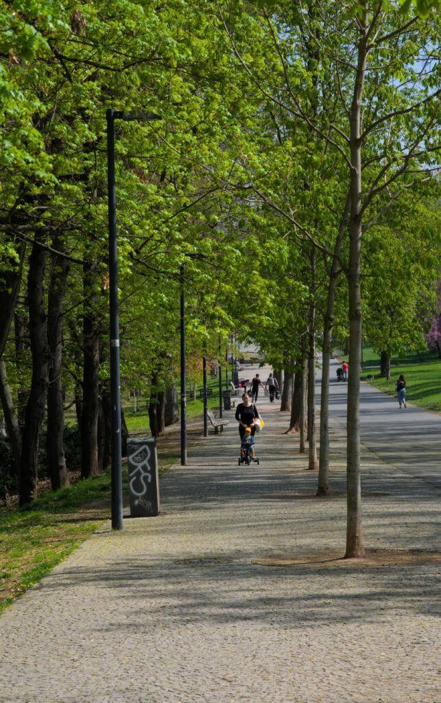Prague en famille, Parc Stromovka