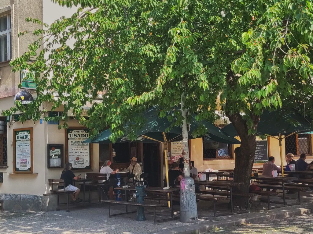 U Sadu dans le quartier de Zizkov à Prague