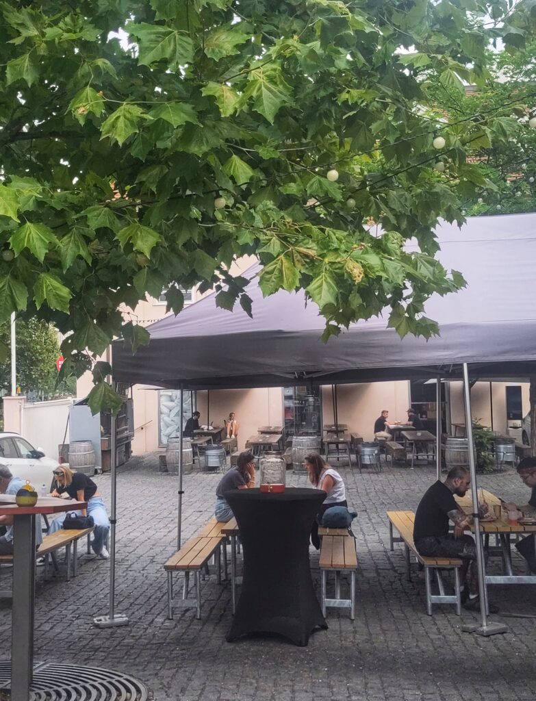 Boire un verre dans le quartier de Karlin, U dva kohouti