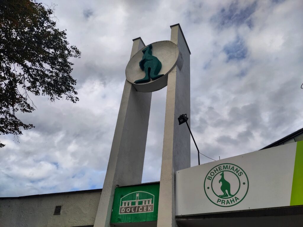 Stade de foot à Prague