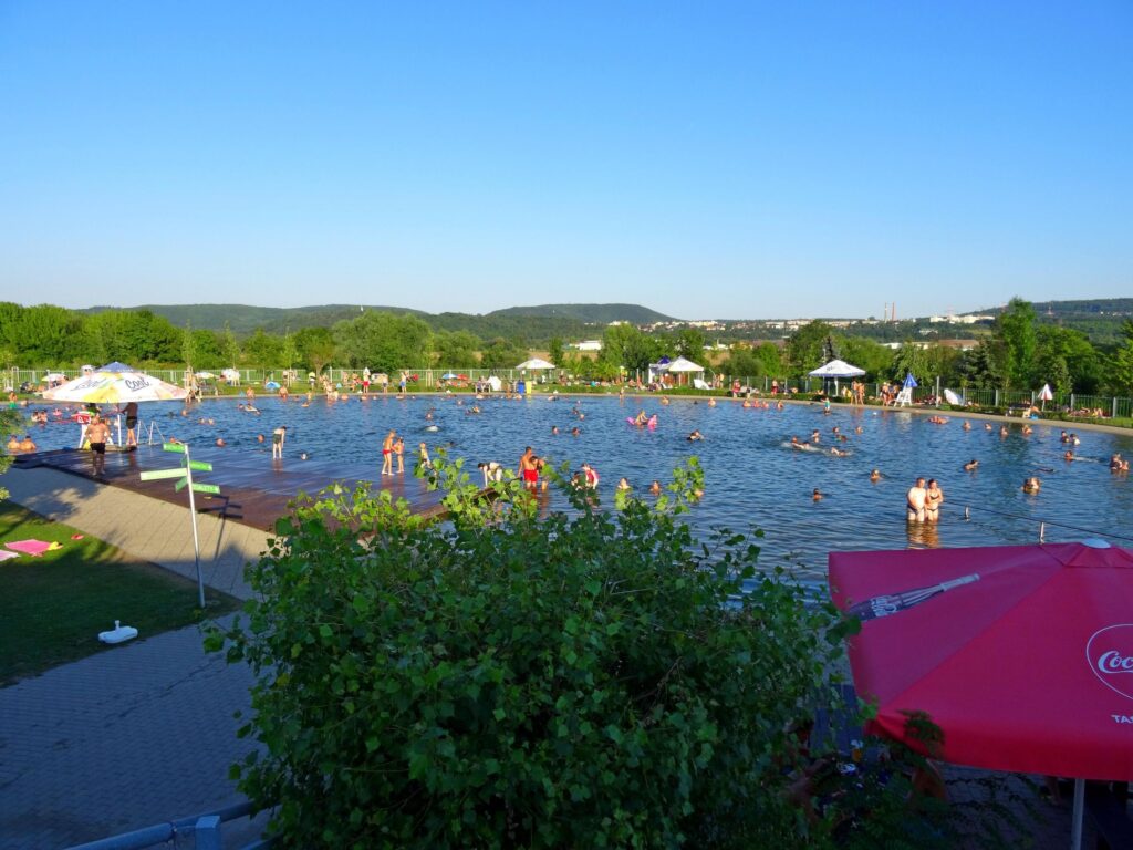 Biotop Radotin, se baigner à prague