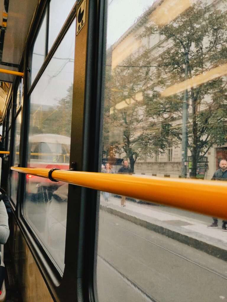 Le tram de Prague
